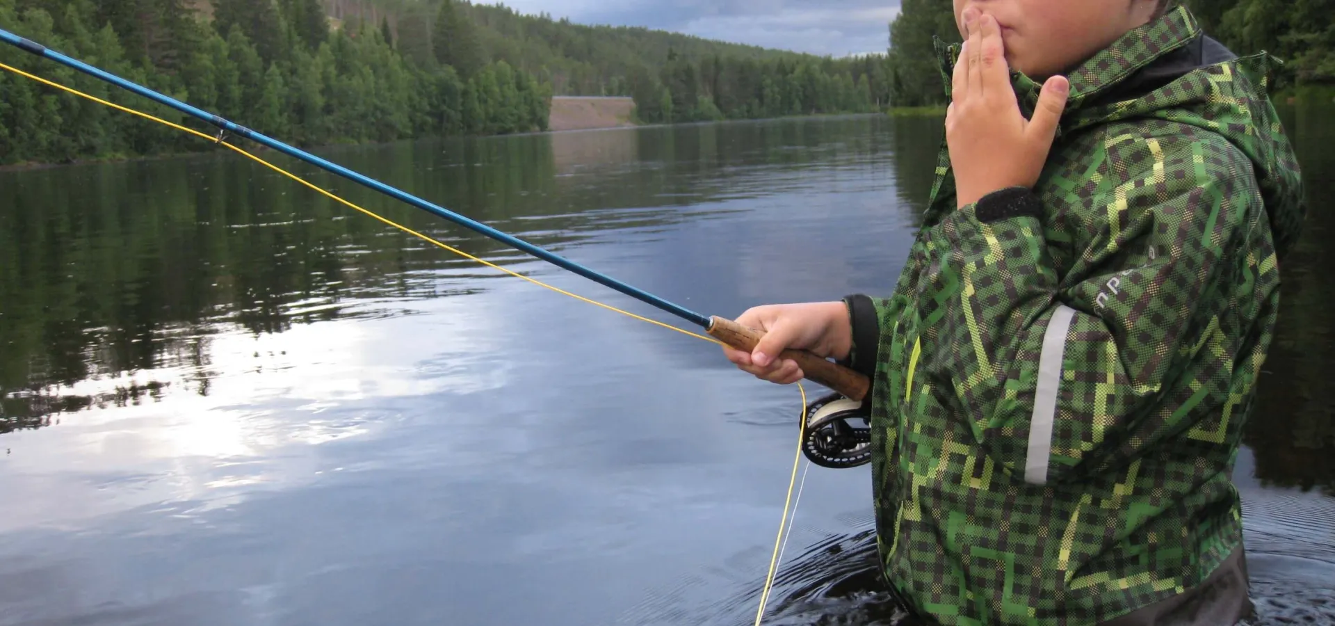 Guidat flugfiske för barn