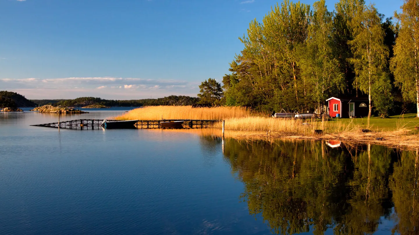 Boende nära naturen. Stockholm skärgård